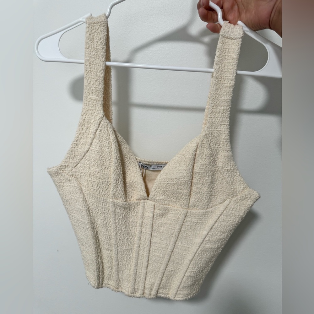 Zara size L crop top